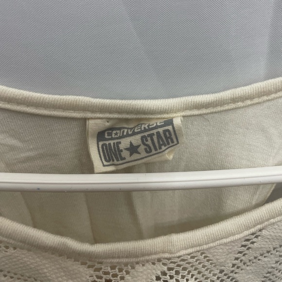 CONVERSE ALL STAR- women’s white tank top #50 - Picture 2 of 3